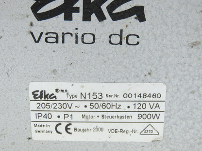 Efka VDE 0530 Clutch Motor & Controller N153 For Sewing Machine 230VAC