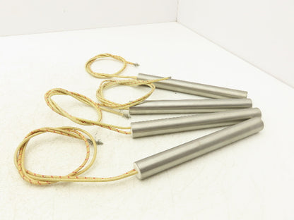Hotset 795 Cartridge Tube Heater 3/4" x 7" 1000 W/277 V Stainless Lot of 4