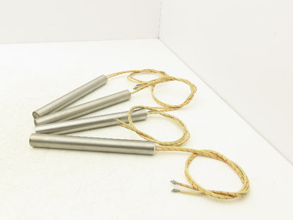 Hotset 795 Cartridge Tube Heater 3/4" x 7" 1000 W/277 V Stainless Lot of 4