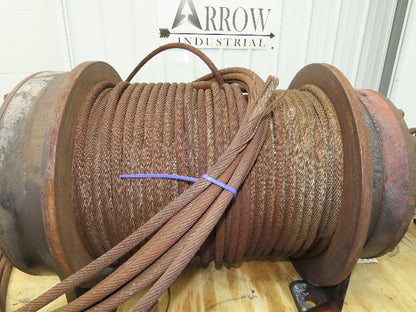 Lorain LRT200D 20 Ton Hydraulic Crane Winch Wire Rope Cable 45000 Lbs