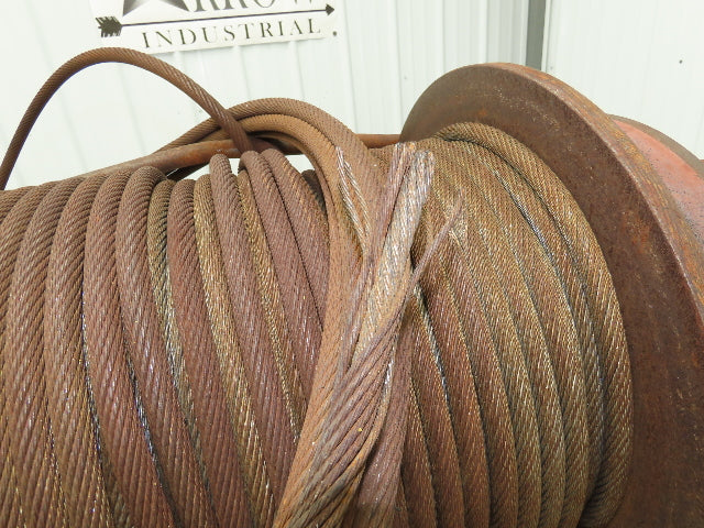 Lorain LRT200D 20 Ton Hydraulic Crane Winch Wire Rope Cable 45000 Lbs