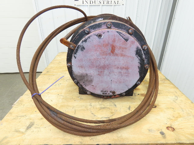 Lorain LRT200D 20 Ton Hydraulic Crane Winch Wire Rope Cable 45000 Lbs