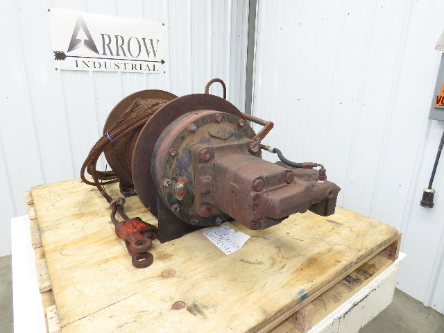 Lorain LRT200D 20 Ton Hydraulic Crane Winch Wire Rope Cable 45000 Lbs