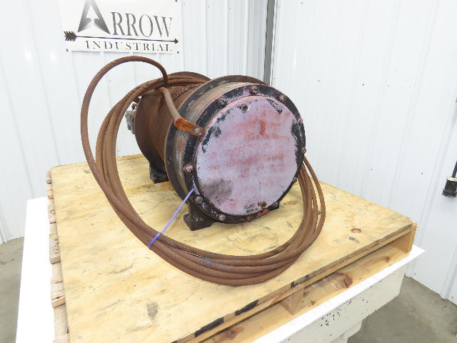 Lorain LRT200D 20 Ton Hydraulic Crane Winch Wire Rope Cable 45000 Lbs