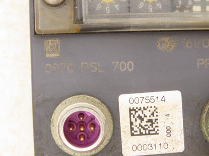 Lumberg Automation 0970 PSL 700 Distribution Block 16 I/O Module PROFIBUS M12