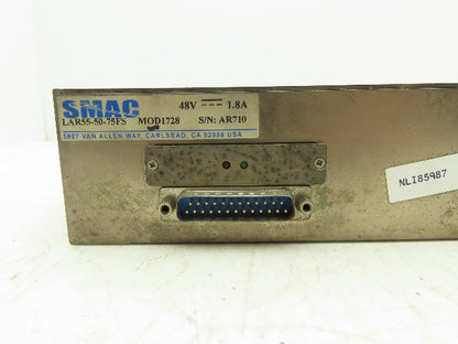 SMAC LAR55-050-75FS Linear Rotary Actuator 50mm Stroke Rod Style 48VDC