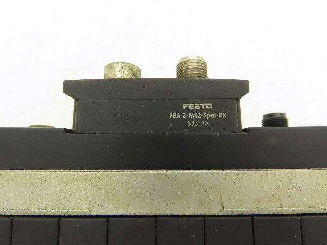 Festo CPV14-VI 8-Station 6 Valve Manifold 24VDC 161362 Interface CPV14-GE-DI01-8