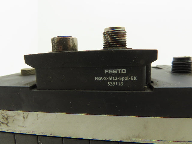 Festo CPV14-VI 8-Station 7 Valve Manifold 24VDC 161362 Interface CPV14-GE-DI01-8