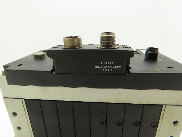 Festo CPV14-VI 8-Station 4 Valve Manifold 24VDC 161362 Interface CPV14-GE-DI01-8