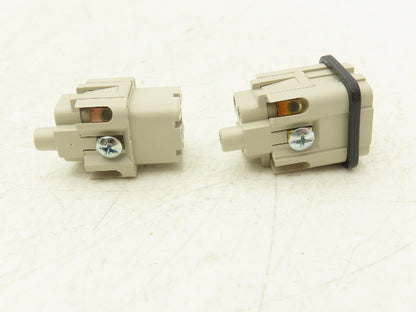 Mencom CKF-04/CKM-04 CK Series Female & Male Inserts Size 21.21 Lot of 18