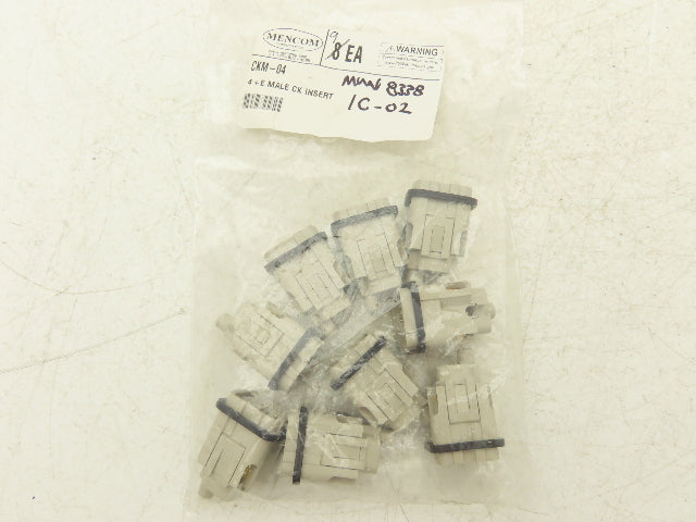 Mencom CKF-04/CKM-04 CK Series Female & Male Inserts Size 21.21 Lot of 18