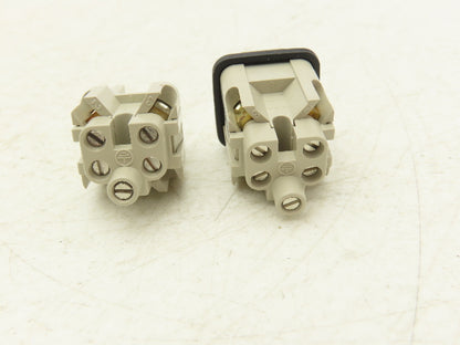 Mencom CKF-04/CKM-04 CK Series Female & Male Inserts Size 21.21 Lot of 18