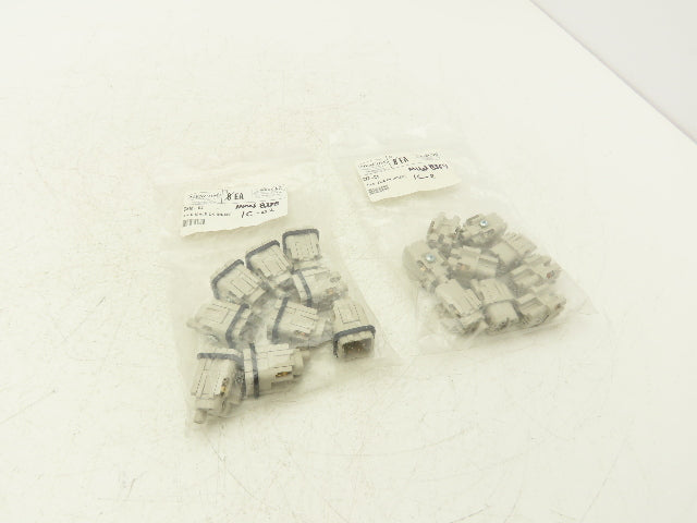 Mencom CKF-04/CKM-04 CK Series Female & Male Inserts Size 21.21 Lot of 18