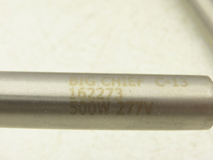 Big Chief 162273 Cartridge Tube Heater 5/8" x 8" 500W / 277V Stainless Lot of 7