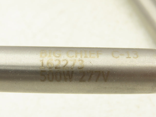 Big Chief 162273 Cartridge Tube Heater 5/8" x 8" 500W / 277V Stainless Lot of 7