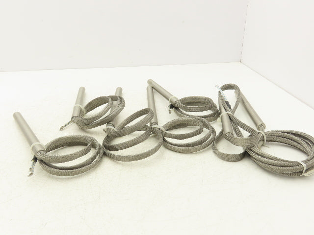 Big Chief 162273 Cartridge Tube Heater 5/8" x 8" 500W / 277V Stainless Lot of 7