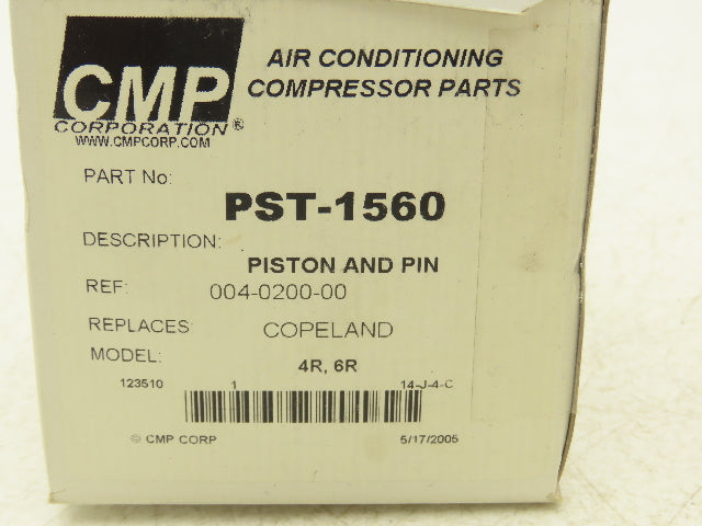 CMP Corporation PST-1560 Piston Assembly 2-5/16" Bore for Copeland 4R, 6R