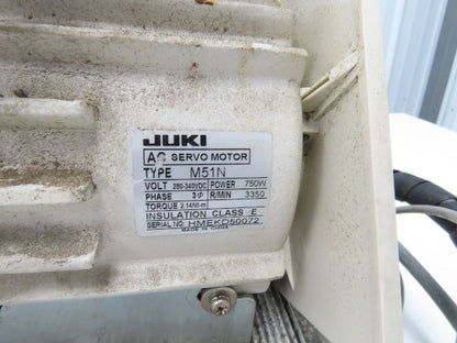 Juki M51N Clutch Motor & Controller For Sewing Machine 280-340VDC 3350 RPM