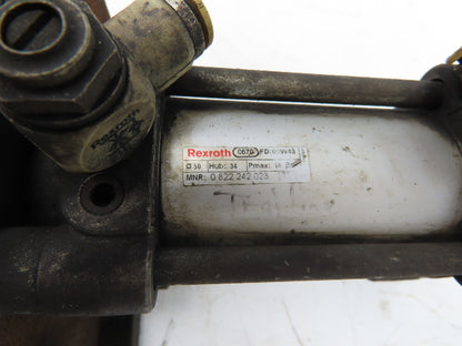 Rexroth PE 2/XH BG2 WT2 Workpiece Pallet Positioning Unit TS Transfer Pneumatic