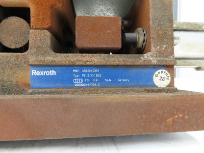 Rexroth PE 2/XH BG2 WT2 Workpiece Pallet Positioning Unit TS Transfer Pneumatic