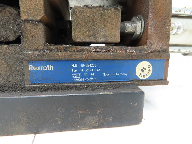 Rexroth PE 2/XH BG2 WT2 Workpiece Pallet Positioning Unit TS Transfer Pneumatic