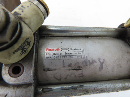 Rexroth PE 2/XH BG2 WT2 Workpiece Pallet Positioning Unit TS Transfer Pneumatic