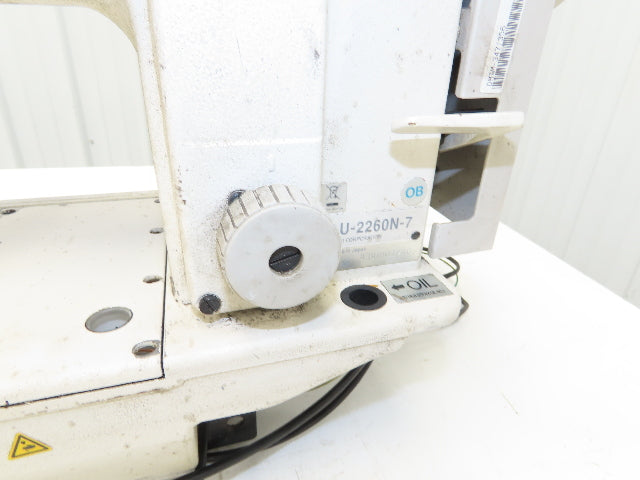 Juki LU-2260N-7 Industrial Sewing Machine Head 2 Needle Unison Feed Lockstitch