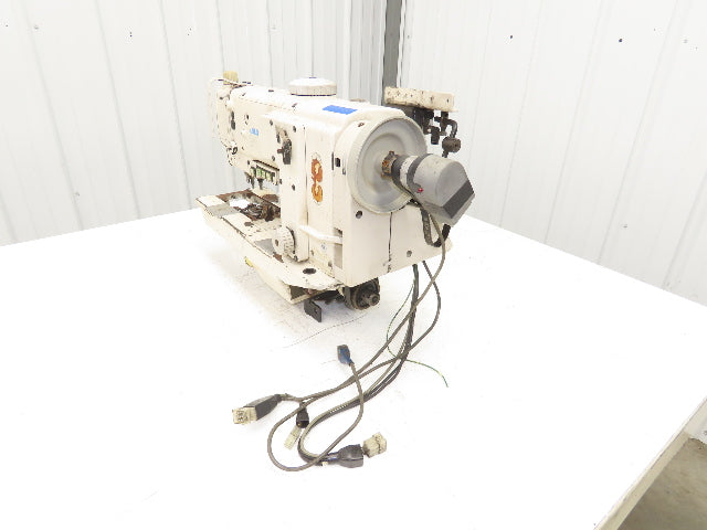 Juki LU-2260N-6 Industrial Sewing Machine Head 2 Needle Unison Feed READ