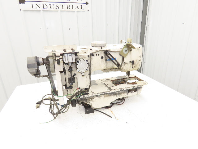 Juki LU-2260N-6 Industrial Sewing Machine Head 2 Needle Unison Feed READ