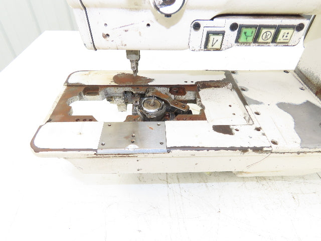 Juki LU-2260N-6 Industrial Sewing Machine Head 2 Needle Unison Feed READ