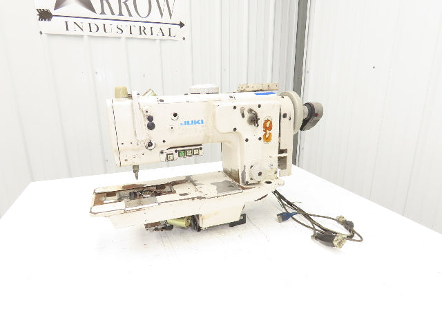 Juki LU-2260N-6 Industrial Sewing Machine Head 2 Needle Unison Feed READ