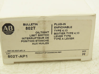 Allen Bradley 802T-AP1 Oiltight Limit Switch Enclosure Lever Type Operator Head