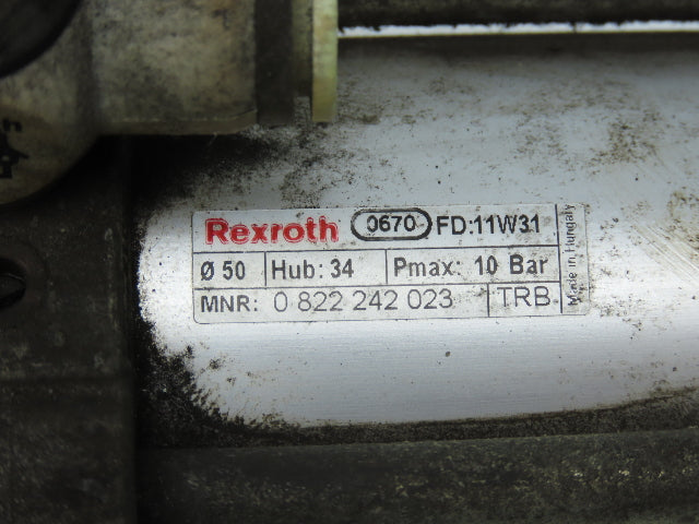 Rexroth PE 2/XH BG2 WT2 Workpiece Pallet Positioning Unit TS Transfer Pneumatic