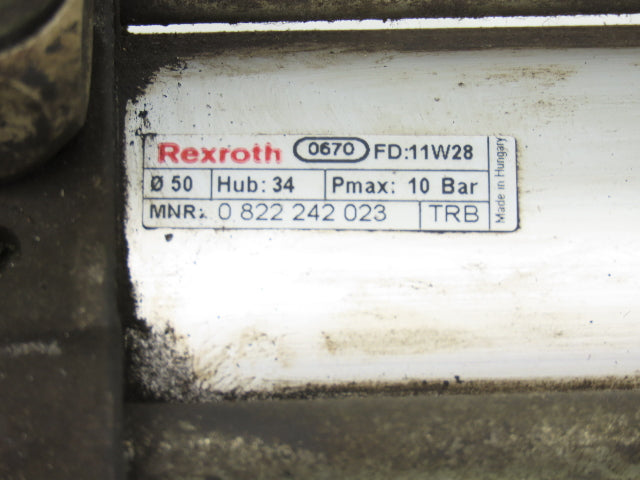 Rexroth PE 2/XH BG2 WT2 Workpiece Pallet Positioning Unit TS Transfer Pneumatic