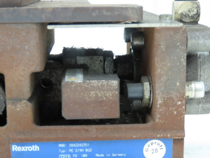 Rexroth PE 2/XH BG2 WT2 Workpiece Pallet Positioning Unit TS Transfer Pneumatic