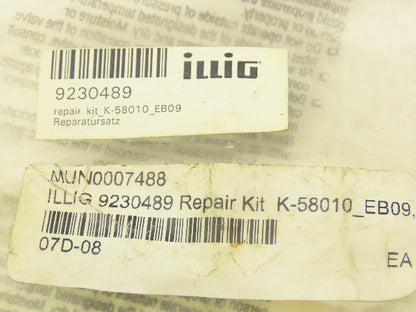 MAC K-58010 EB09 Valve Repair Kit Series 58D NC Valve Slide Piston Seals Gaskets