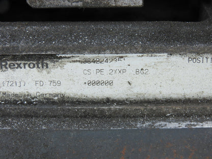 Rexroth CS PE 2/XP BG2 Workpiece Pallet Positioning Unit Pneumatic Cylinder