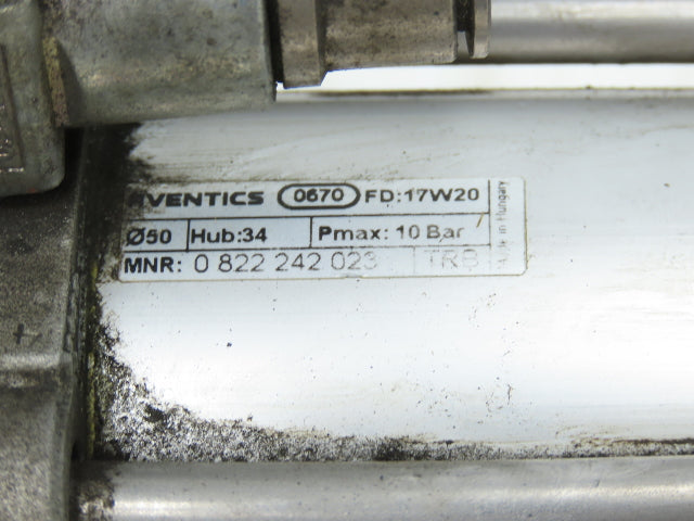 Rexroth CS PE 2/XP BG2 Workpiece Pallet Positioning Unit Pneumatic Cylinder