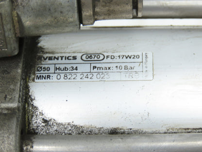 Rexroth CS PE 2/XP BG2 Workpiece Pallet Positioning Unit Pneumatic Cylinder