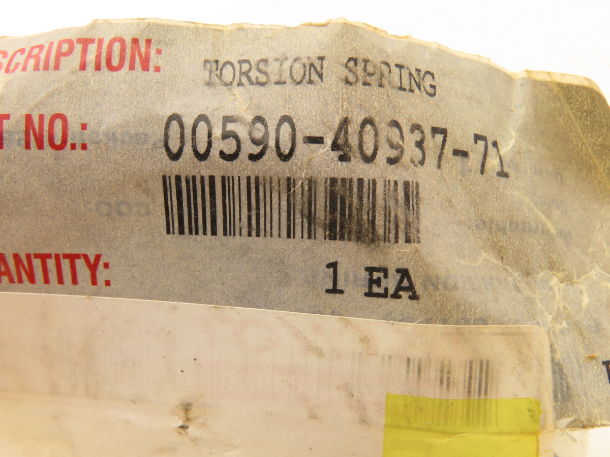 Toyota 00590-40937-71 Torsion Spring 2-1/4" Width