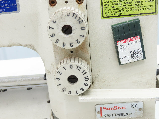 SunStar KM1070BLX7 Industrial Sewing Machine Head Lockstitch W/Racing PT Puller