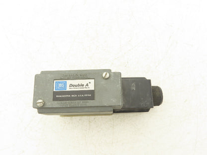 Brown & Sharp QJ-3-C-10A1 Double A D03 Hydraulic Valve 2-Position Spring Offset