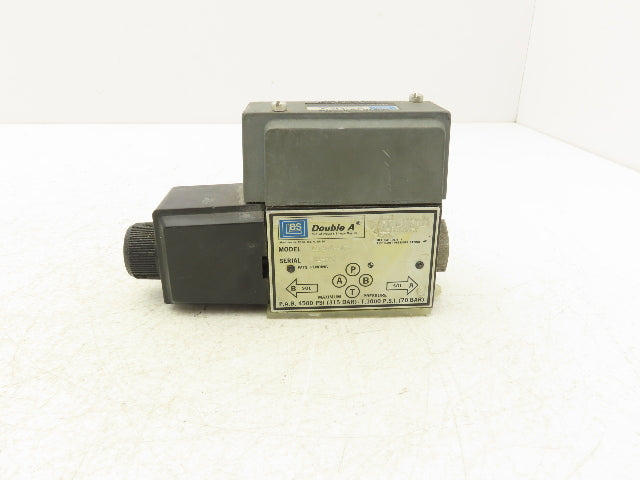 Brown & Sharp QJ-3-C-10A1 Double A D03 Hydraulic Valve 2-Position Spring Offset
