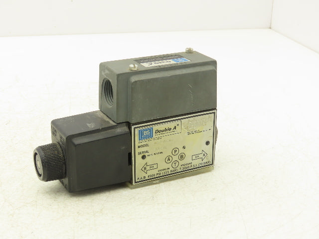Brown & Sharp QJ-3-C-10A1 Double A D03 Hydraulic Valve 2-Position Spring Offset