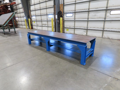 1/4" Steel Top Fabrication Welding Layout Table Work Bench 31"D 25"H 10' Length
