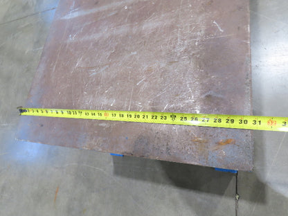 1/4" Steel Top Fabrication Welding Layout Table Work Bench 31"D 25"H 10' Length
