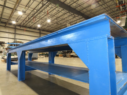 1/4" Steel Top Fabrication Welding Layout Table Work Bench 31"D 25"H 10' Length
