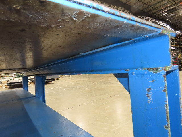1/4" Steel Top Fabrication Welding Layout Table Work Bench 31"D 25"H 10' Length