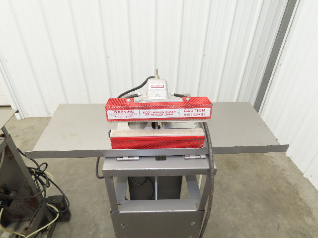 Clamco 240B Constant Heat Sealer 120V 8" x2 & 24" Foot-Operated Bench Lot of 3