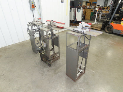 Clamco 240B Constant Heat Sealer 120V 8" x2 & 24" Foot-Operated Bench Lot of 3